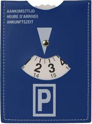 Image de Carpoint disque de stationnement 19 x 14 cm bleu