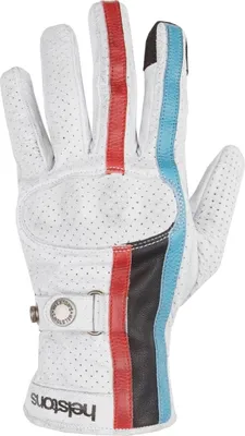 Produktbild von Helstons Eagle Air Motorradhandschuhe, weiß/rot, 13