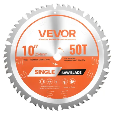 Zdjęcie produktu dla Brzeszczot Do Piły Tarczowej Vevor 254 Mm 50 Zębów Mocny Precyzyjny