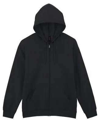 Produktbild von Gildan - "Softstyle" Hoodie mit durchgehendem Reißverschluss für Herren FK2801 (L) (Schwarz)