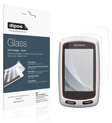 Image de 2x Protection écran pour Garmin Approach G7 mat Verre souple Film Protecteur 9H dipos