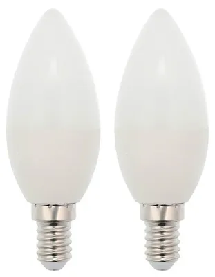 Productafbeelding van Vito Lighting LED Kaarslamp C35 E14 Mat - 7W 507lm 2700K - Extra Warmwit - Vervangt 45W - 2 stuks