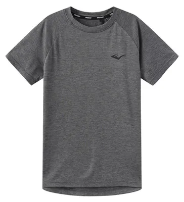 Immagine prodotto di Everlast - T-shirt "Flex" per bambini, modello GT36093 (taglia 140), colore grigio antracite melange