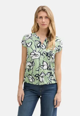 Produktbild von Tom Tailor 1045238 Kurzarm-bluse Grün 38 Frau Grün 38