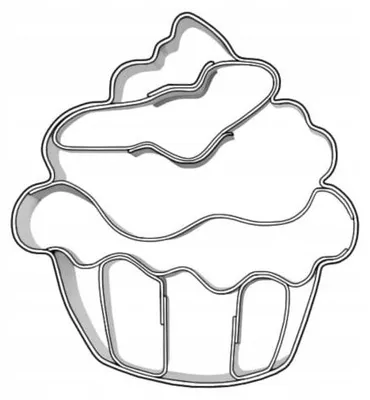 Produktbild von EkoForemki Muffinform Ausstecher 5,5cm Edelstahl Kekse