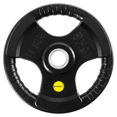 Zdjęcie produktu dla Hantle olimpijskie HMS TOK15 PRO, 15 kg, pokryte gumą