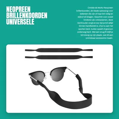 Zdjęcie produktu dla Okulary pływackie z neoprenu z uniwersalnym uchwytem na pasek