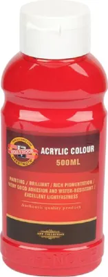 Immagine prodotto di KOH-I-NOOR 0162731051LP Vernice acrilica 310 Rosso scuro 500 ml 1 pz