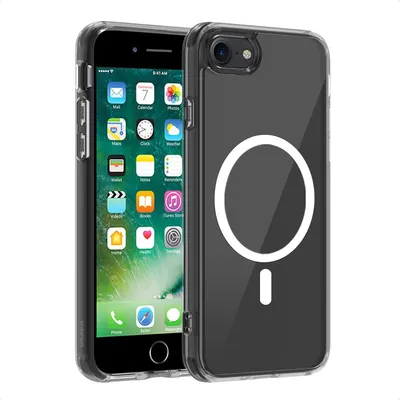 Image de imoshion Coque arrière protectrice avec MagSafe pour Apple iPhone SE (2022 / 2020) / 8 / 7 - Transparent