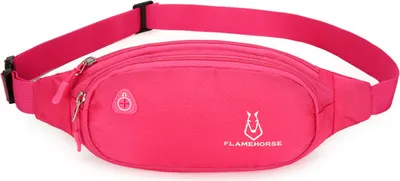 Produktbild von Umhängetasche, Umhänge-Gürteltasche für Damen und Herren, wasserdichte Gürteltasche aus Nylon, große Kapazität, multifunktionale Sport-Reittasche