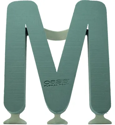 Produktbild von OASIS Steckschaum BIOLINE Buchstabe M 37cm Steckmasse Steckschwamm