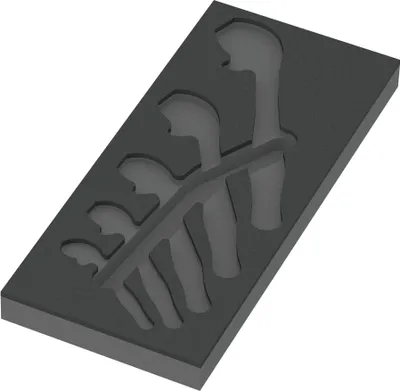 Immagine prodotto di Wera 9832 Inserto in schiuma 6004 Joker Set 1, senza utensili, 172 x 30 x 392 mm