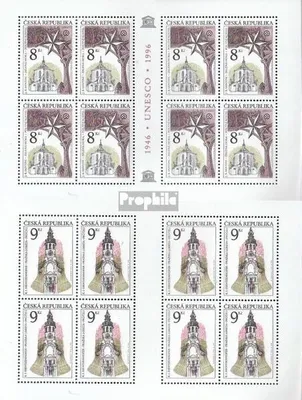 Produktbild von Briefmarken Tschechien 1996 Mi 119Klb-120Klb Kleinbogen (kompl.Ausg.) postfrisch Welterbe