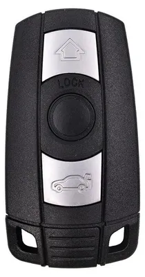 Produktbild von Techstar®-Fernbedienung für BMW 1er/3er/5er/7er, Baujahre 2004–2011, 3 Tasten, 868-MHz-Senderchip, schwarz
