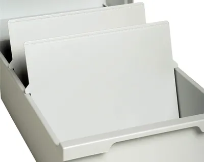 Immagine prodotto di Exacompta separatore DIN A6 orizzontale grigio chiaro 147x4x112 mm 2 pezzi