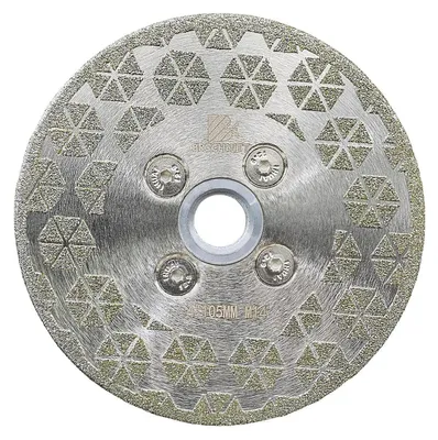 Productafbeelding van Diamantschijf van 105 mm met M14-aansluiting, geschikt voor harde tegels, keramiek, grootformaat tegels, graniet en marmer