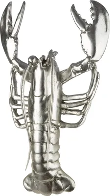 Produktbild von GILDE Figur Hummer Lobster silberfarben H. 41,5 cm, 61411