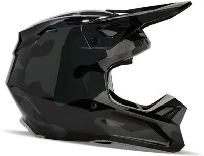 Produktbild von FOX V1 BNKR MX-Helm schwarz-camo XS XS in grün/schwarz