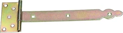 Produktbild von Kreuzgehänge mit vernietetem Stift 250/50x85mm gelb verzinkt Torband Türbander