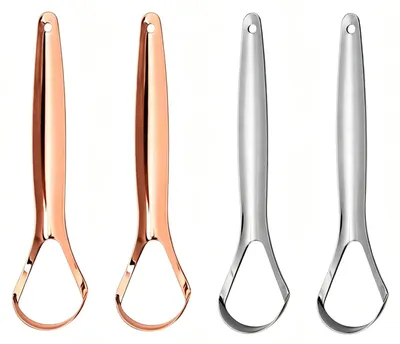 Imagen del producto de Juego de 4 raspadores para la lengua, para adultos