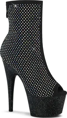 Produktbild von ADORE-1031GM Damen Booties von Pleaser, Schwarz  , EU 38, US 8