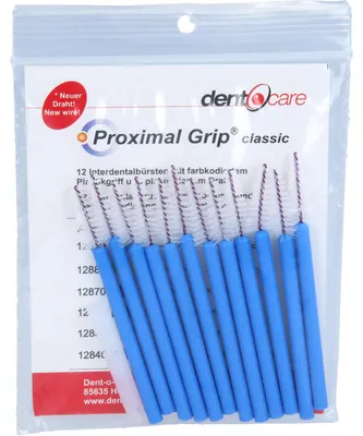 Produktbild von Proximal-Grip konisch blau Interdentalbürste, 12 St. Interdentalbürsten