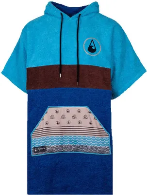 Produktbild von Wave Hawaii AirLite Poncho Blue, Size L -   Portugal WH4062