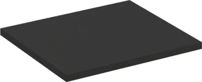 Immagine prodotto di Piano lavabo nero SAVIA 60 cm – Piano di 60 cm per mobile sottolavabo