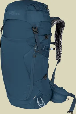 Produktbild von Jack Wolfskin Crosstrail, Wandern, Blau, Unisex, Polyamid, Polyester, Fronttasche, Seitentasche, 32 l