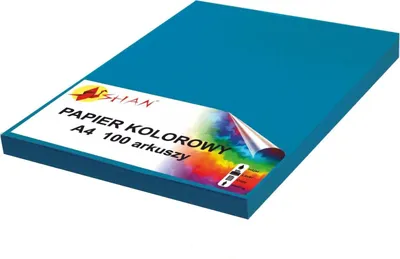 Produktbild von Farbpapier A4 120g navy blau v4 100 Blatt