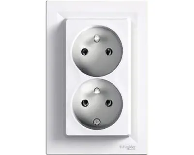 Obrázok produktu pre Dvojzásuvka Schneider Electric EPH9800121 Asfora 2x2P+PE biela