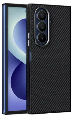 Obrázek produktu pro Obal na mobil, designový, PC materiál, pro Samsung Galaxy Z Fold8 Ultra 5G, s motivem karbonu, ochrana fotoaparátu