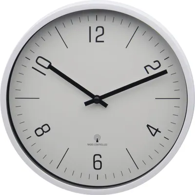 Produktbild von Design Funk-Wanduhr mit Kunststoffgehäuse 250 mm geräuschlos