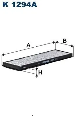 Produktbild von Innenraumfilter Aktivkohle