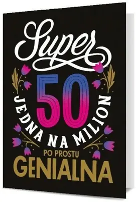 Zdjęcie produktu dla Karnet Urodziny 50 Damskie K. B6-1903