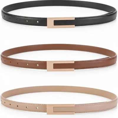 Imagen del producto de InAndOutdoorMatch - Cinturón para mujer - Ajustable - Cuero, Imagen generada por IA
