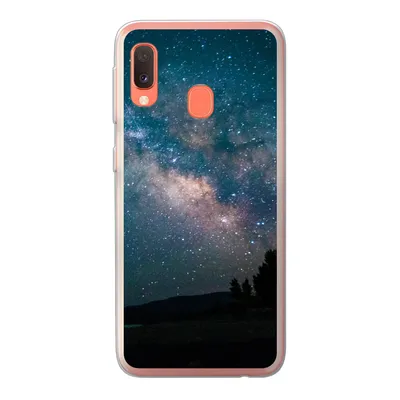 Produktbild von MuchoWow® Handyhülle Schutzhülle Hülle für Samsung Galaxy A20e Sterne - Planeten - Galaxie - Jungen - Mädchen - Kinder Silikon Softcase Handy Hülle - Abdeckung