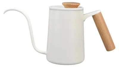 Productafbeelding van Lichtgewicht RVS Koffiepot met Gansnekkanaal voor Koffieliefhebbers