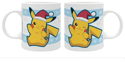 Image de Tasse Pokémon Pikachu Père Noël multicolore standard
