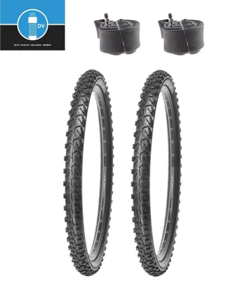 Produktbild von 2 x Fahrradreifen 26 x 1,95 Zoll MTB 53-559 SET KUJO inkl. 2 x DV Schlauch