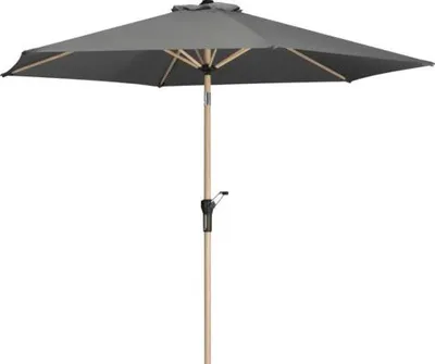 Produktbild von Mittelstockschirm Schneider Schirme Cordoba Ø 270 cm anthrazit mit UV-Schutz 50+, wasserabweisende Polyesterbespannung