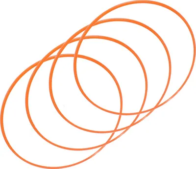 Immagine prodotto di 4 pezzi di protezione per cerchioni da 18 pollici, protezione antigraffio autoadesiva in ABS, arancione
