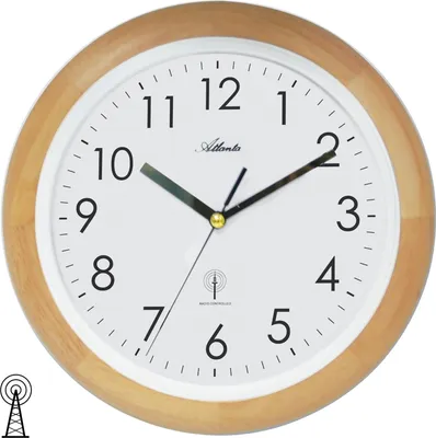 Produktbild von Atlanta Wanduhr, Funk, Ø 25,5 cm, 4323-30