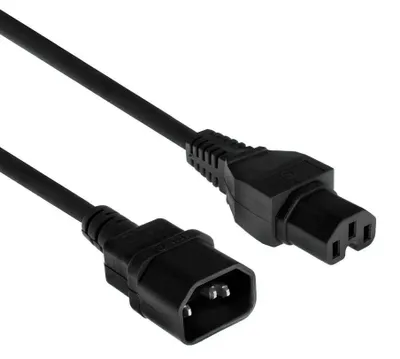 Immagine prodotto di ACT AK5341 Cavo di alimentazione nero 5 m Accoppiatore C14 Accoppiatore C15 (AK5341)