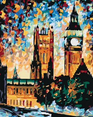 Produktbild von Zuty - Malen nach Zahlen - BIG BEN IN FARBEN, 40x50 cm, mit Keilrahmen (bereits gespannt)