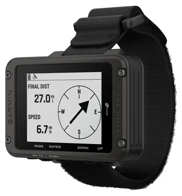 Produktbild von Garmin Foretrex 801, Persönlich, Schwarz, Schockresistent, Temperaturbeständig, Wasserfest, IPX7, 5,59 cm (2.2"), 320 x 240 Pixel