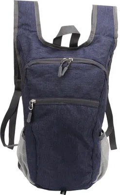 Produktbild von Leichter, verstaubarer Rucksack, wasserdicht, für Reisen, Wandern, Outdoor-Sport, faltbar, dunkelblau
