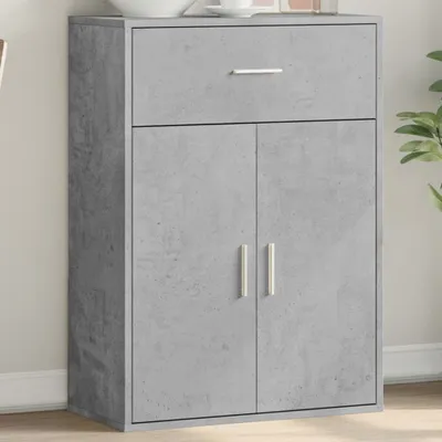 Produktbild von Sideboard Wohnzimmer - Betongrau 60x30x84 cm Holzwerkstoff - Kommoden CC30137