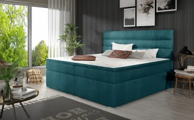 Produktbild von Luxus Schlafzimmer Bett Polster Design Luxus Doppel Hotel Betten Boxspringbett