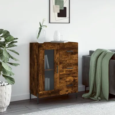 Obrázek produktu pro vidaXL Příborník kouřový dub 69,5x34x90 cm výrobek ze dřeva